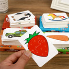 Set di puzzle in legno per lo sviluppo cognitivo dei bambini