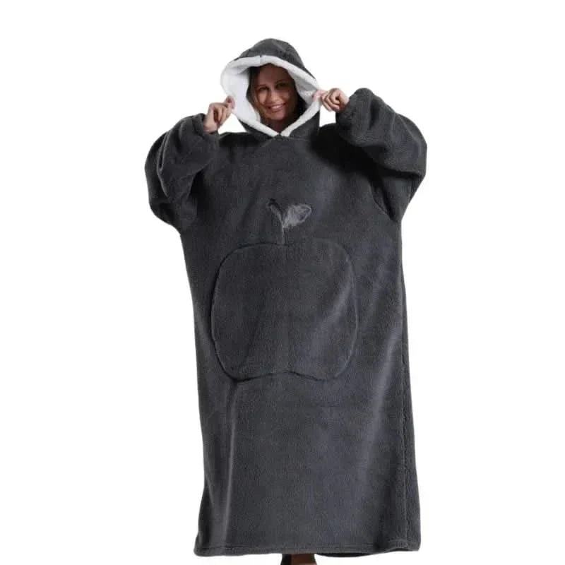 KUSCHELHOOD | Felpa con cappuccio oversize in pile per il massimo comfort