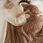 SHEARCOZY | Coperta in lana d'agnello ultra calda per il comfort invernale