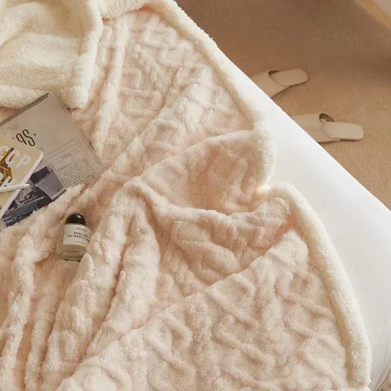 SHEARCOZY | Coperta in lana d'agnello ultra calda per il comfort invernale