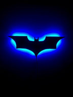 Lampada da parete Batman LED con telecomando wireless e cambio di colore