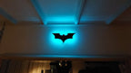 Lampada da parete Batman LED con telecomando wireless e cambio di colore