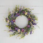 Decorazione floreale di lavanda artificiale ghirlanda di Natale