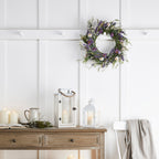 Decorazione floreale di lavanda artificiale ghirlanda di Natale