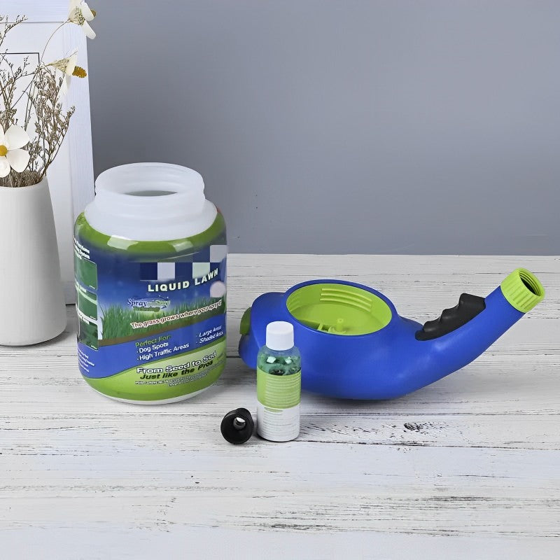 Liquid Lawn Hydro Mousse Spray On Grass Seed | Applicazione semplice per prati diradati e aree ad alto calpestio