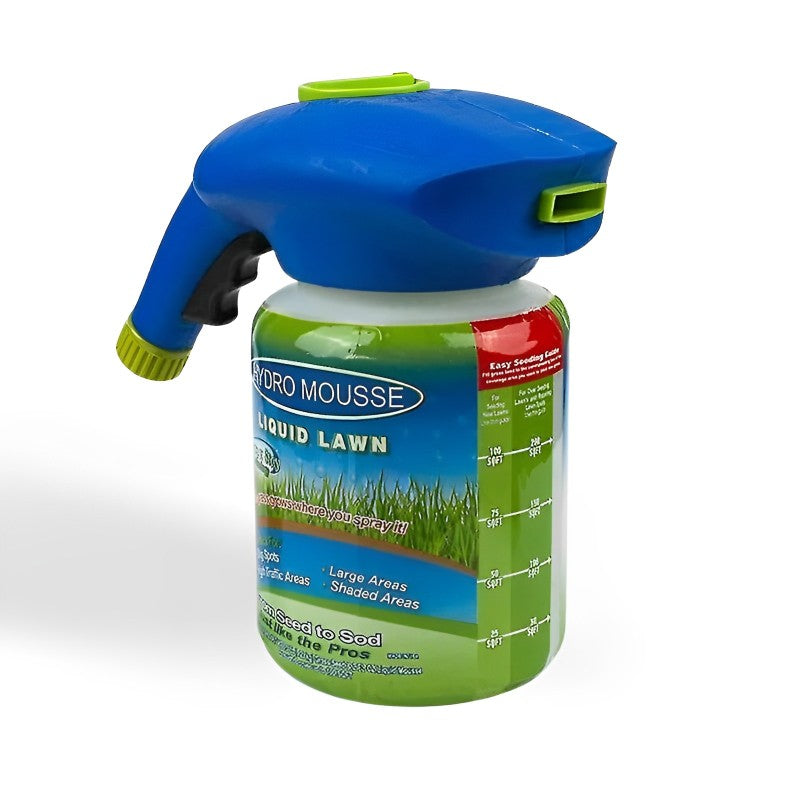 Liquid Lawn Hydro Mousse Spray On Grass Seed | Applicazione semplice per prati diradati e aree ad alto calpestio