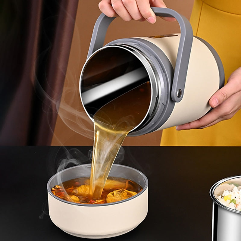 Lunch Box Riscaldabile USB | Acciaio inox 304, Scaldavivande portatile