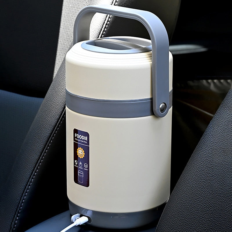 Lunch Box Riscaldabile USB | Acciaio inox 304, Scaldavivande portatile