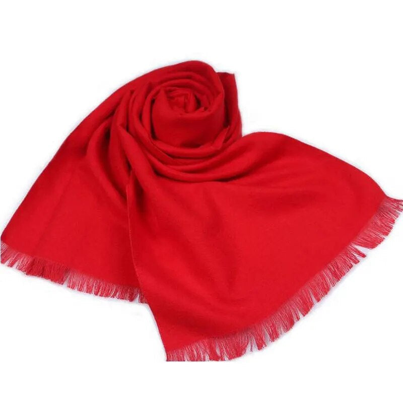 Sciarpa unisex di lusso in misto cashmere