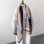 Lussuosa sciarpa in misto cashmere da donna