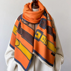 Lussuosa sciarpa in misto cashmere da donna