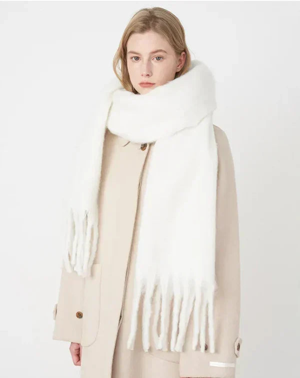 Lussuosa sciarpa in cashmere da donna per il calore invernale