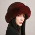 Cappello invernale lussuosamente caldo da donna