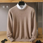 Maglione con scollo a O in cashmere Lyra | 100% pura maglia giapponese