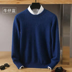 Maglione con scollo a O in cashmere Lyra | 100% pura maglia giapponese