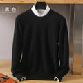 Maglione con scollo a O in cashmere Lyra | 100% pura maglia giapponese