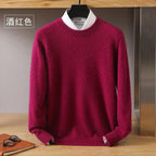 Maglione con scollo a O in cashmere Lyra | 100% pura maglia giapponese
