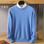 Maglione con scollo a O in cashmere Lyra | 100% pura maglia giapponese