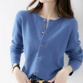 Lyria Cardigan in cashmere maglia morbida per primavera e autunno