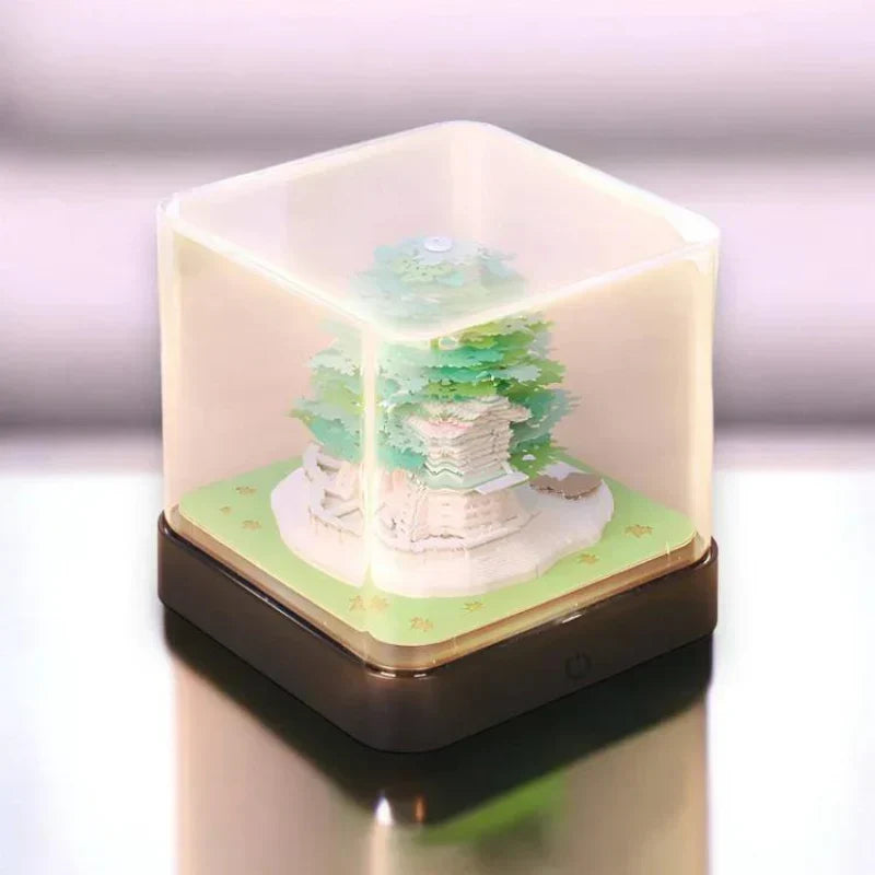 Calendario magico 2026 | Albero verde con luci