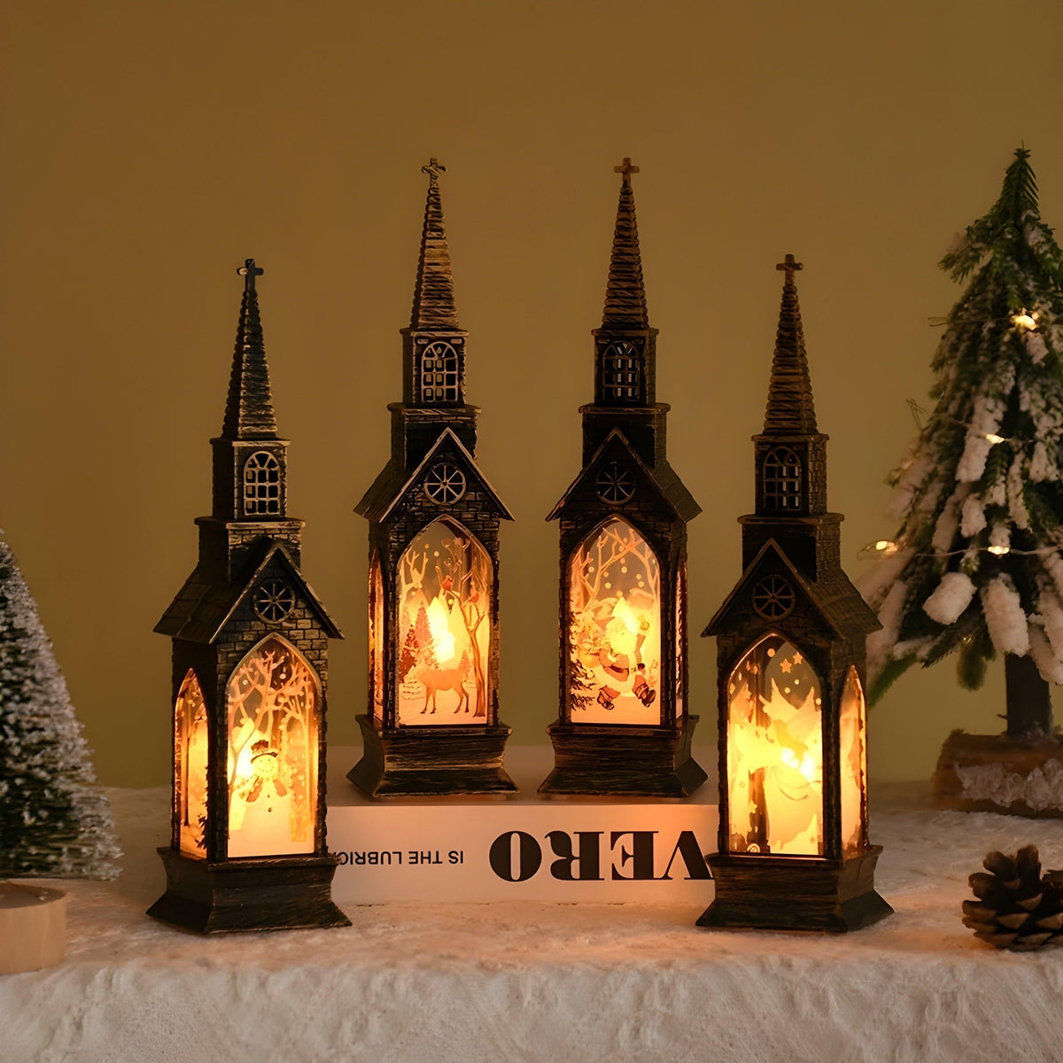 HolidayGlow Light - Lampada LED moderna per ornamento natalizio