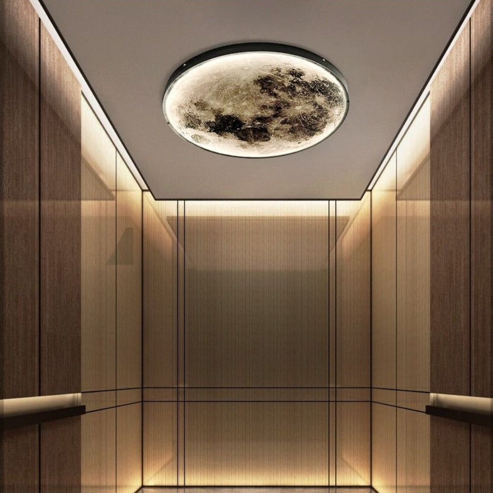 Lampada da soffitto o da parete a LED 3D Luna o Terra (3 stili) 24 cm-80 cm