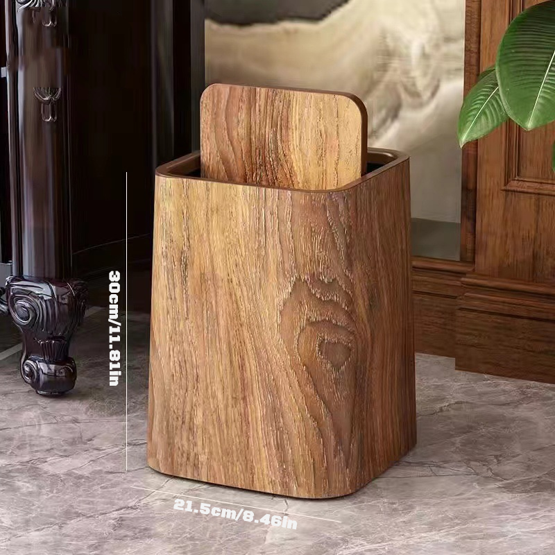 Marble Trash Can | Elegante coperchio girevole