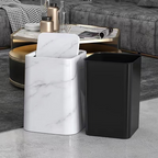 Marble Trash Can | Elegante coperchio girevole