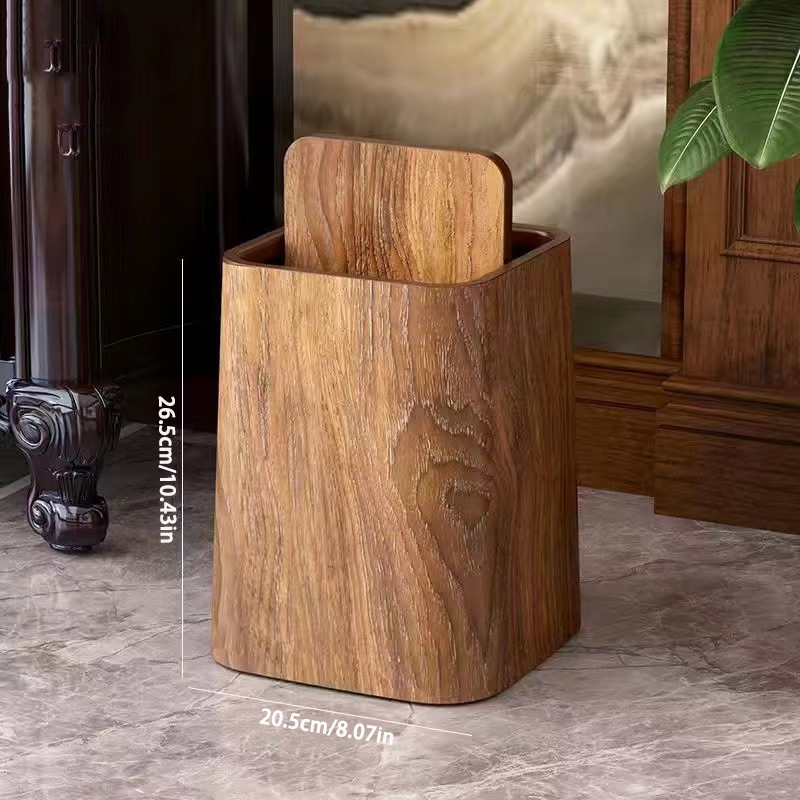 Marble Trash Can | Elegante coperchio girevole