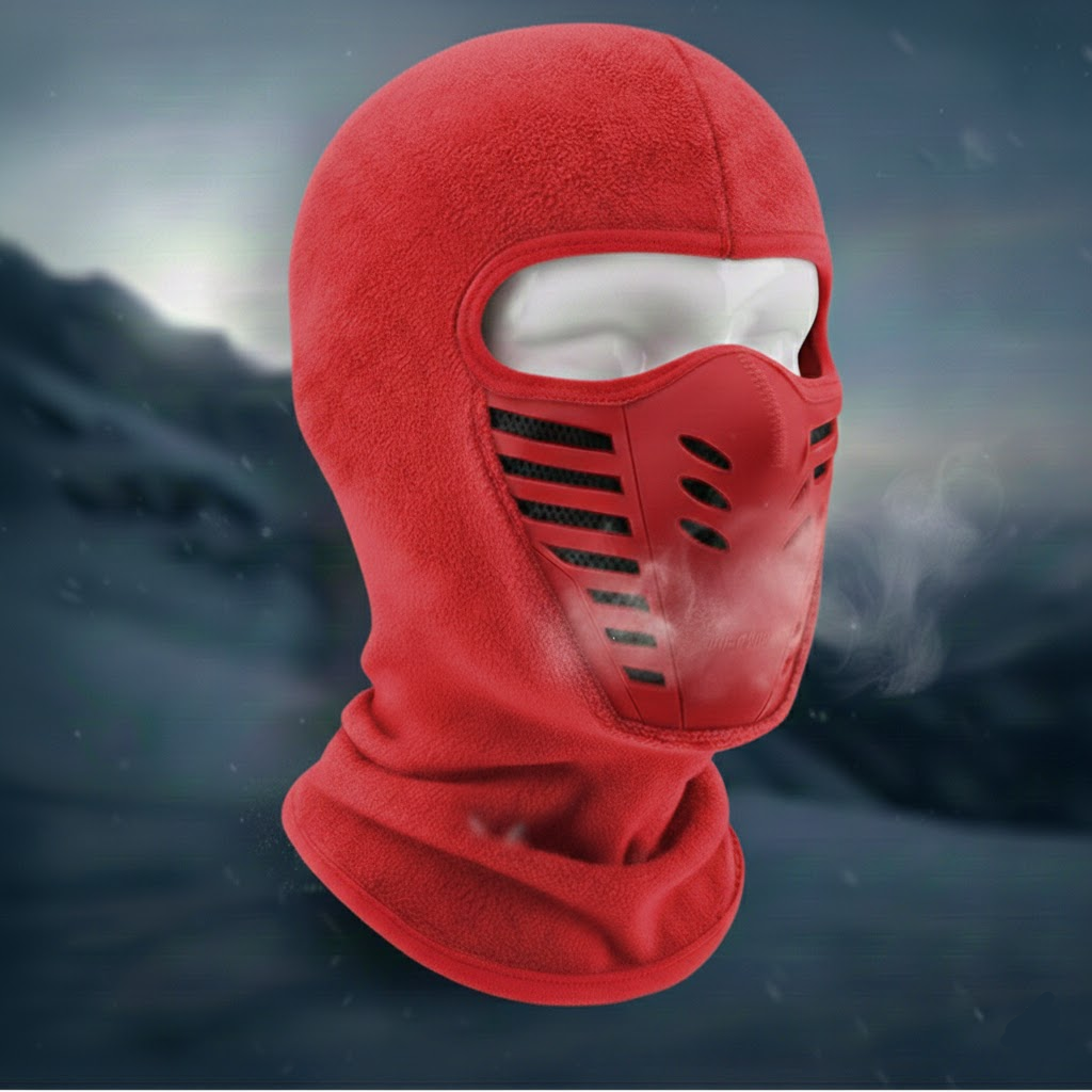 Maschera facciale invernale termica antivento a copertura totale per sport all'aperto