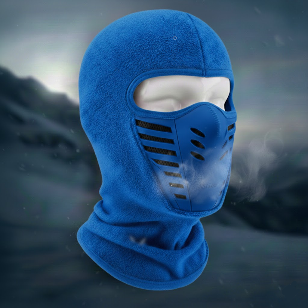 Maschera facciale invernale termica antivento a copertura totale per sport all'aperto