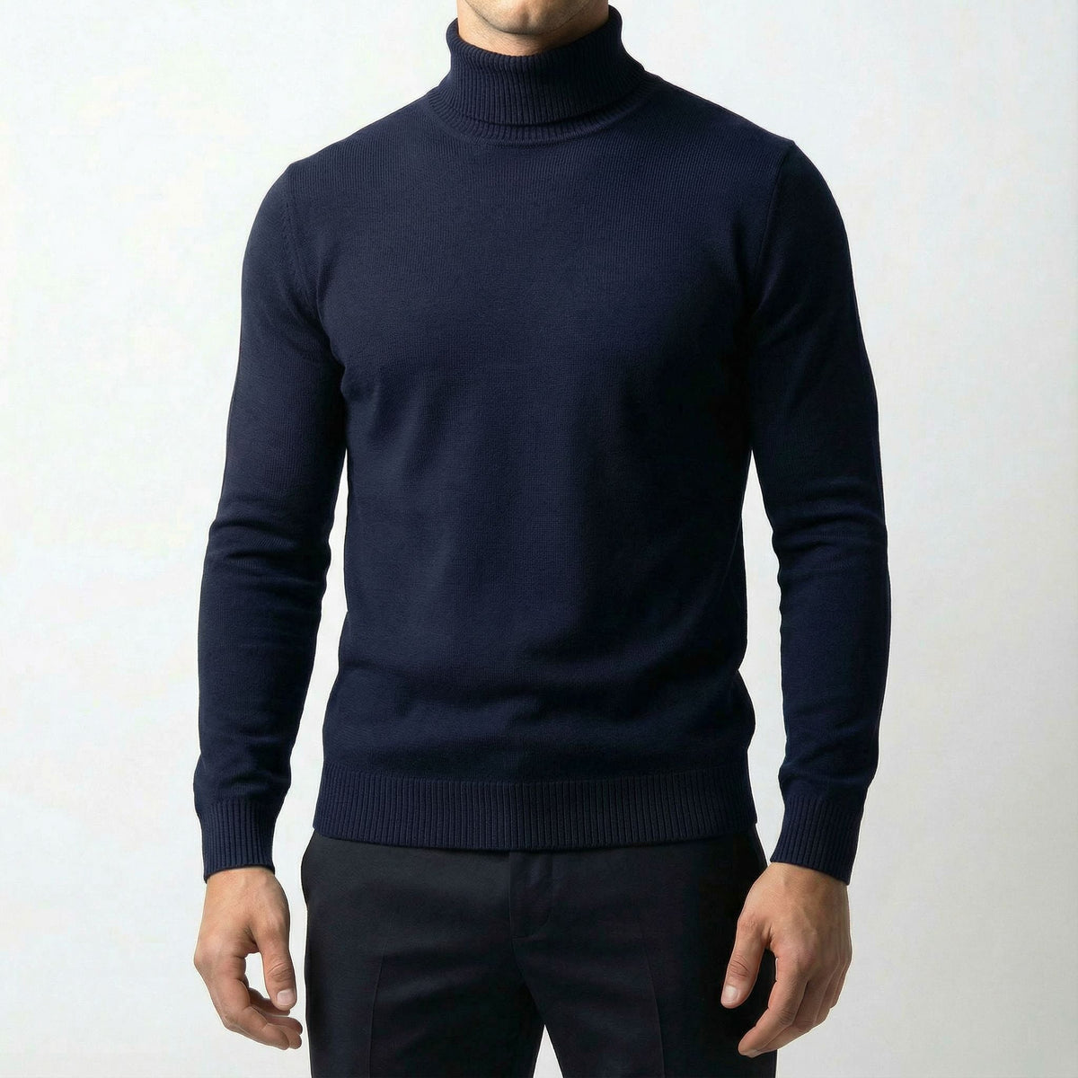 Maglione dolcevita alpino da uomo