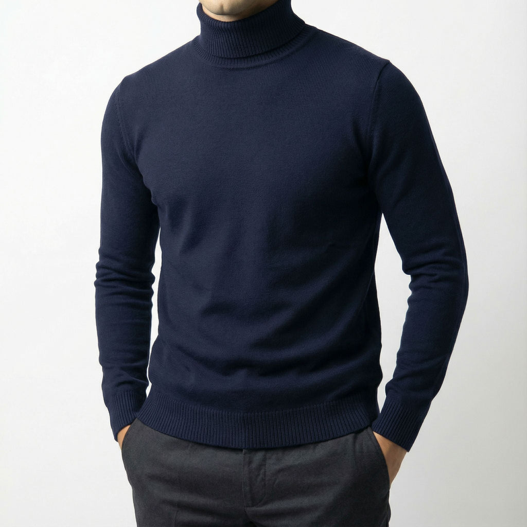Maglione dolcevita alpino da uomo