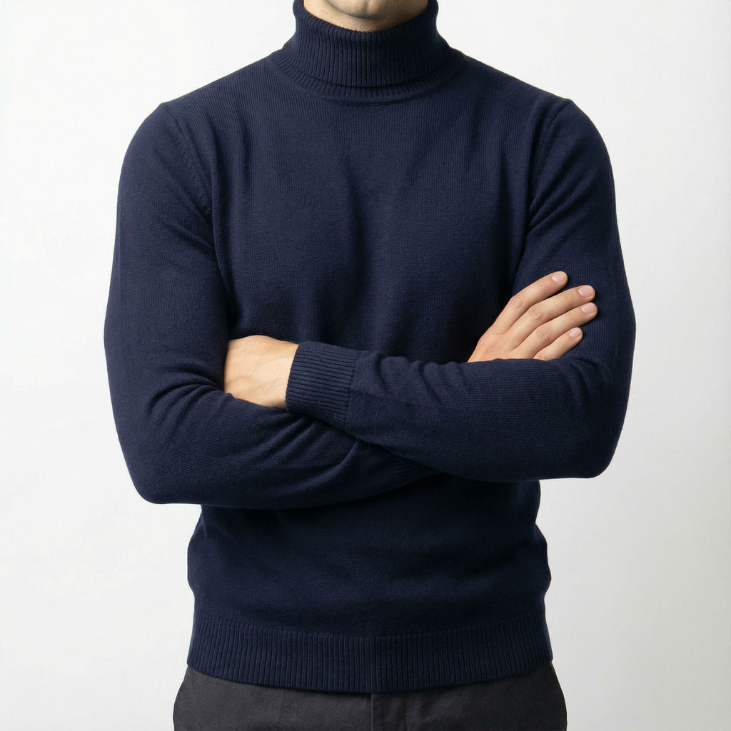 Maglione dolcevita alpino da uomo
