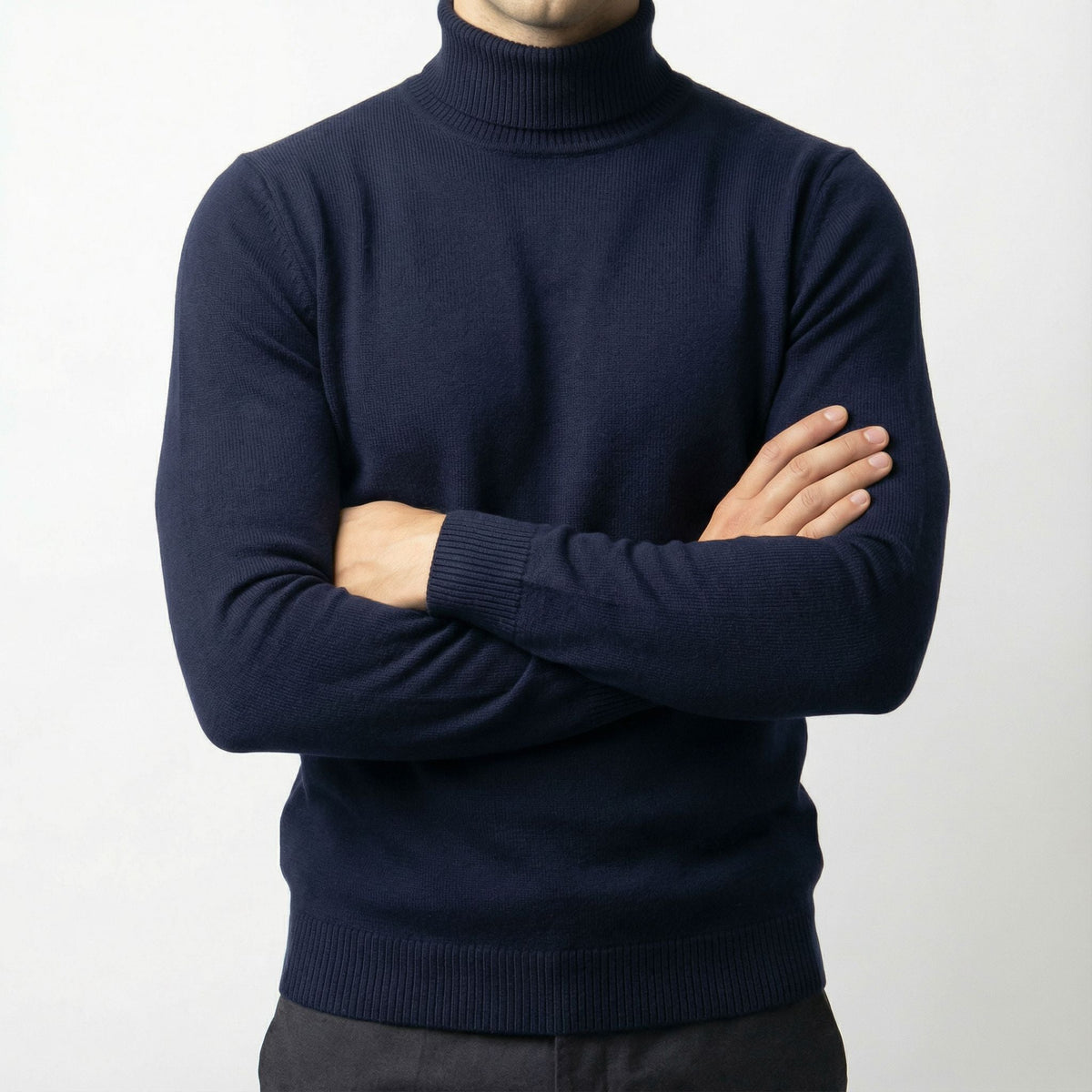 Maglione dolcevita alpino da uomo