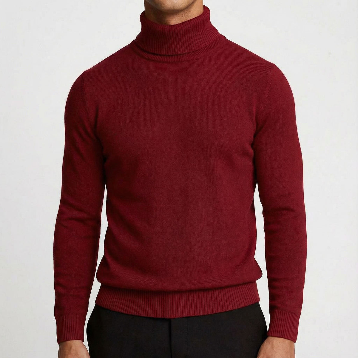 Maglione dolcevita alpino da uomo