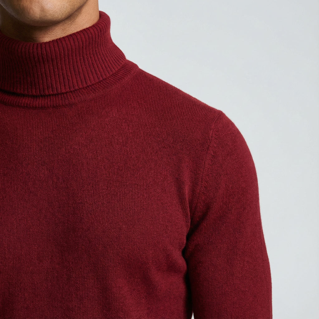 Maglione dolcevita alpino da uomo
