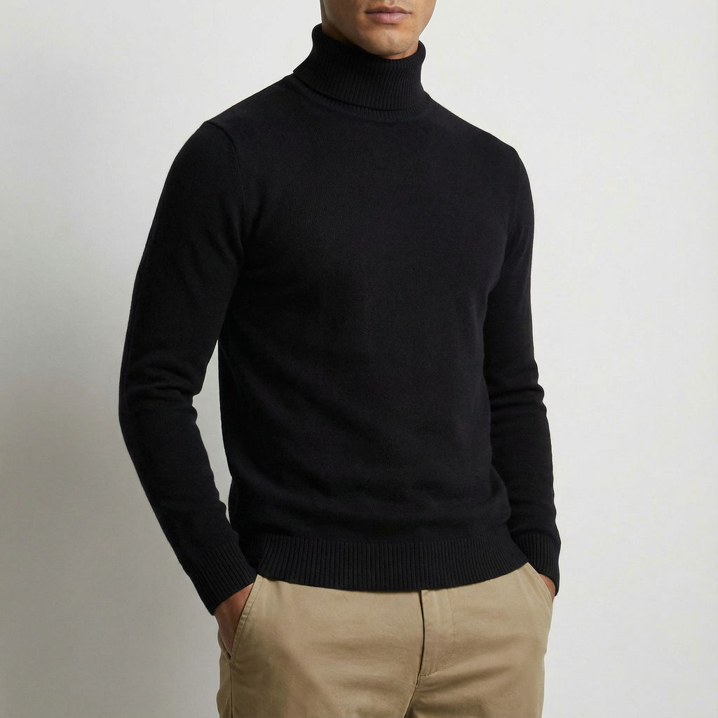 Maglione dolcevita alpino da uomo