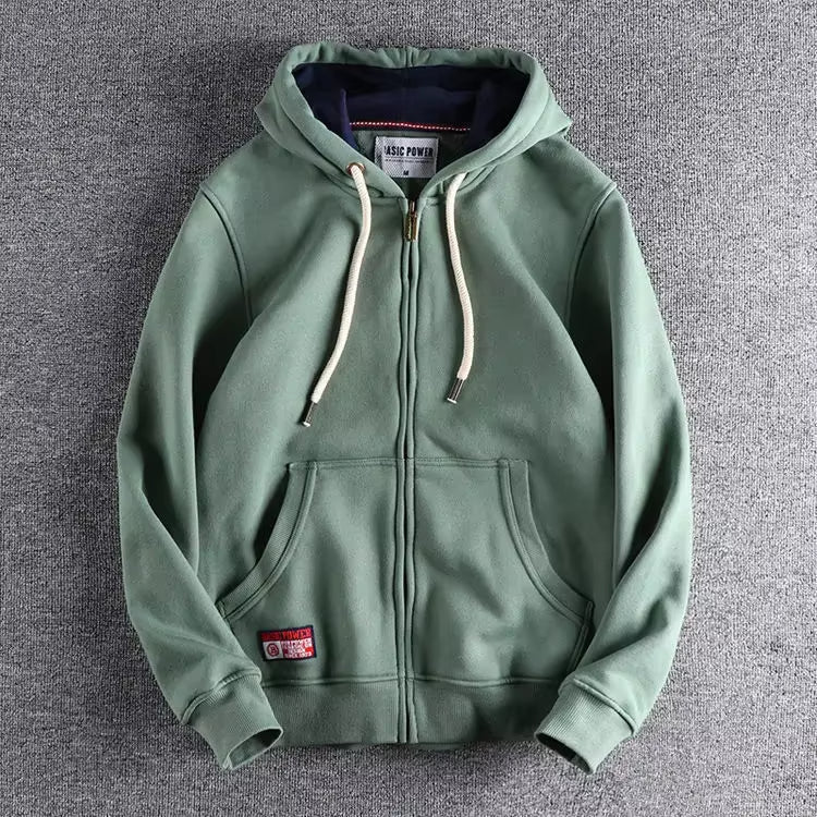 Felpa con cappuccio e zip intera Apex da uomo | Comfort durevole ed elegante