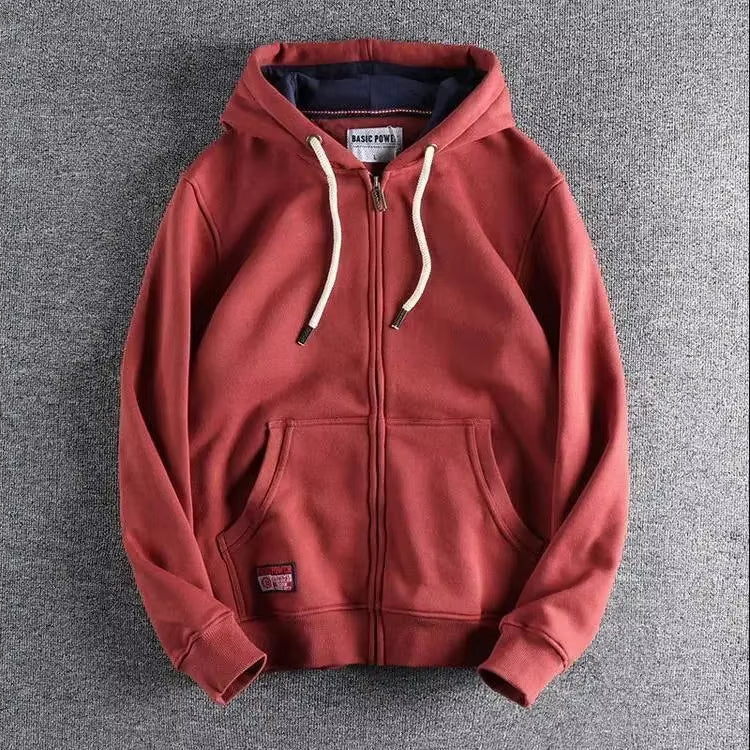 Felpa con cappuccio e zip intera Apex da uomo | Comfort quotidiano durevole ed elegante