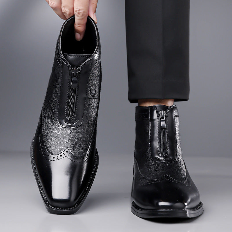 Stivali classici con cerniera Belmont da uomo