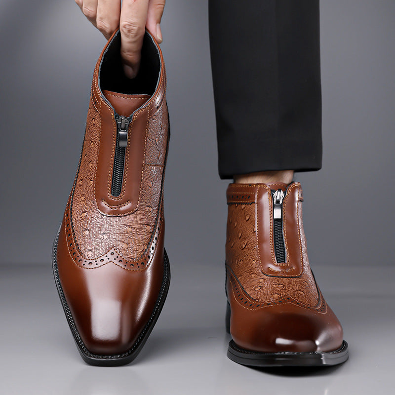 Stivali classici con cerniera Belmont da uomo