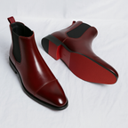 Stivaletti Chelsea Sharp da uomo con caratteristica suola rossa