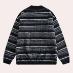 Maglione a righe da uomo: stile disinvolto e vestibilità comoda e confortevole