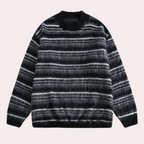 Maglione a righe da uomo: stile disinvolto e vestibilità comoda e confortevole