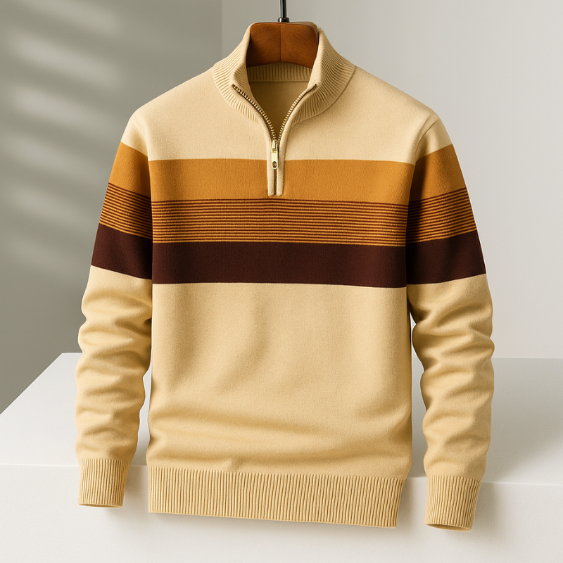 Pullover Bradford da uomo con cerniera a un quarto | Stile e calore senza sforzo