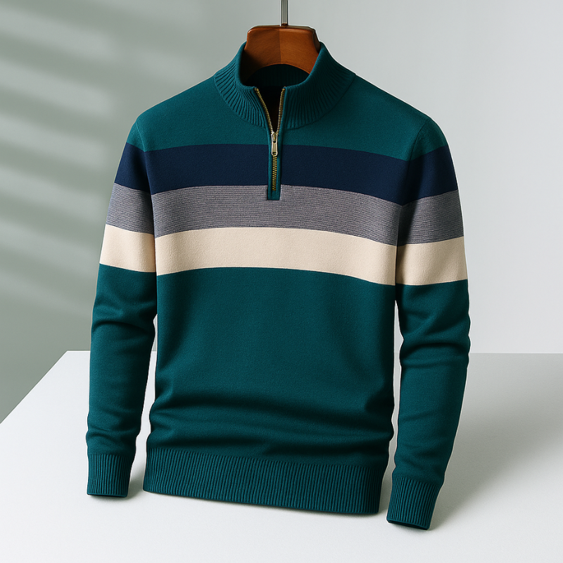 Pullover Bradford da uomo con cerniera a un quarto | Stile e calore senza sforzo