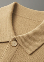 Cardigan da Uomo con Bottoni e Tasche Applicate per Sovrapposizioni di Stile