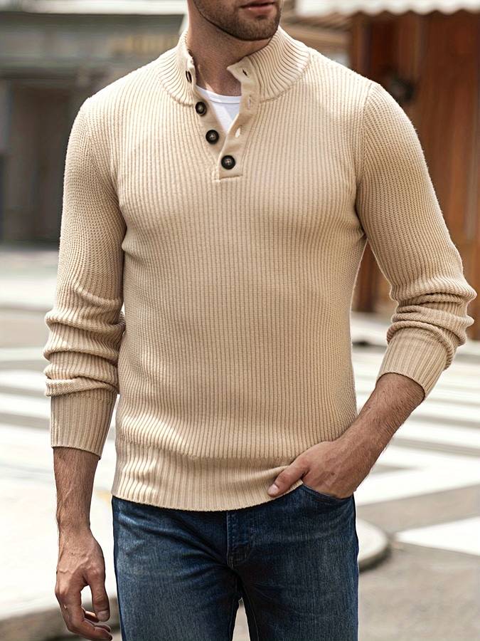 Maglione capri casual da uomo per un comfort tutto l'anno
