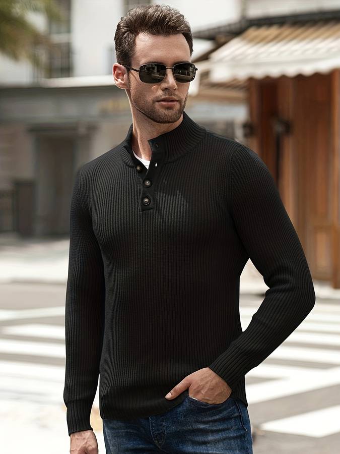 Maglione capri casual da uomo per un comfort tutto l'anno